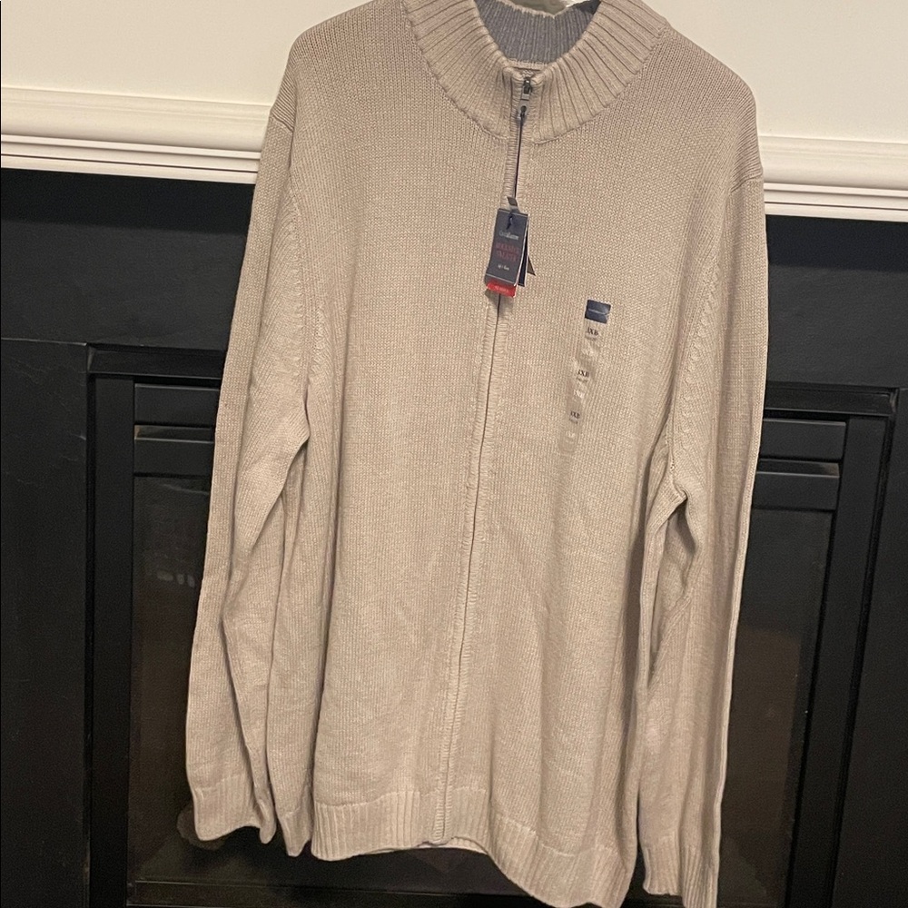 Croft & Barrow taupe Knit Sweater. Men’s 3XB